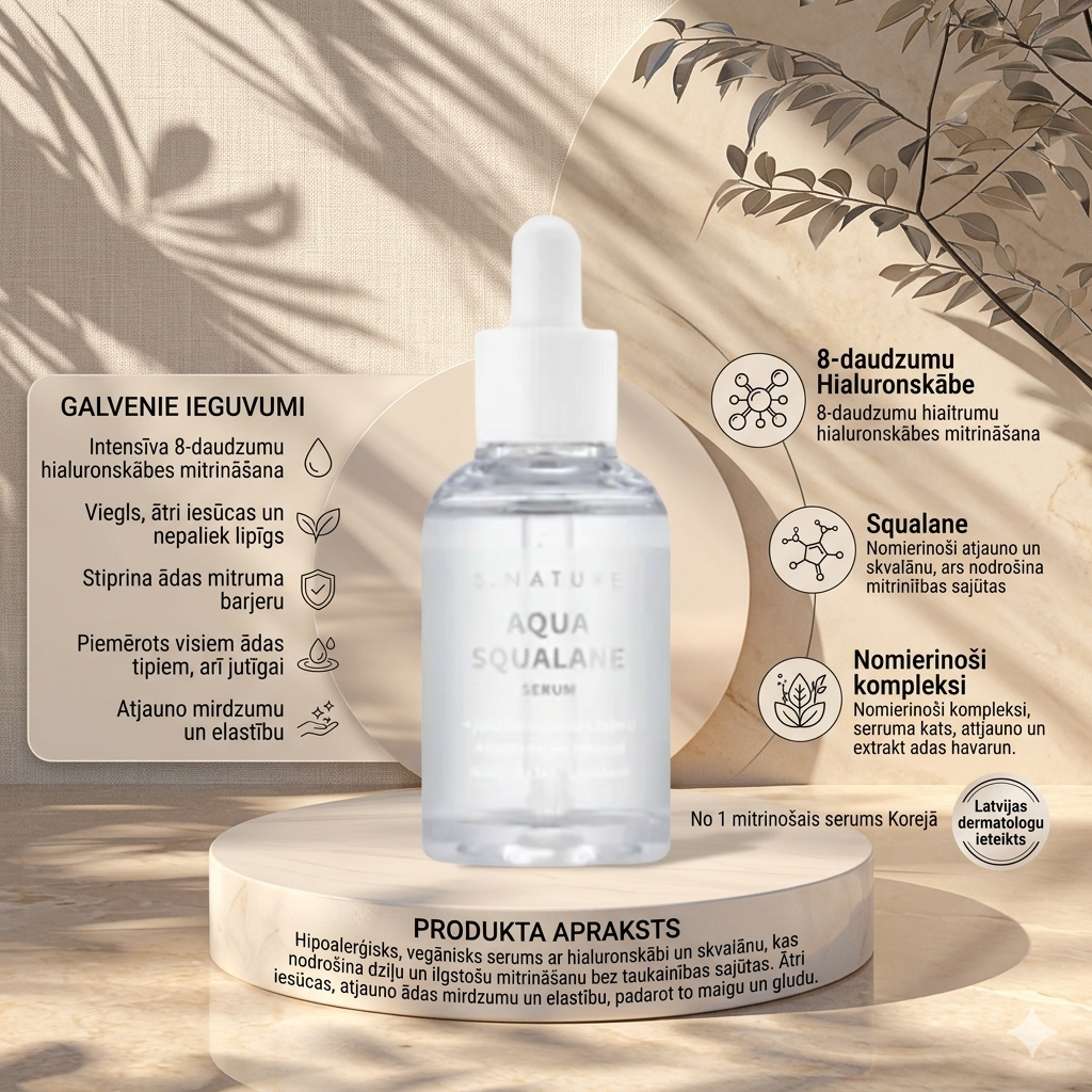 S.NATURE – Aqua Squalane Serum
