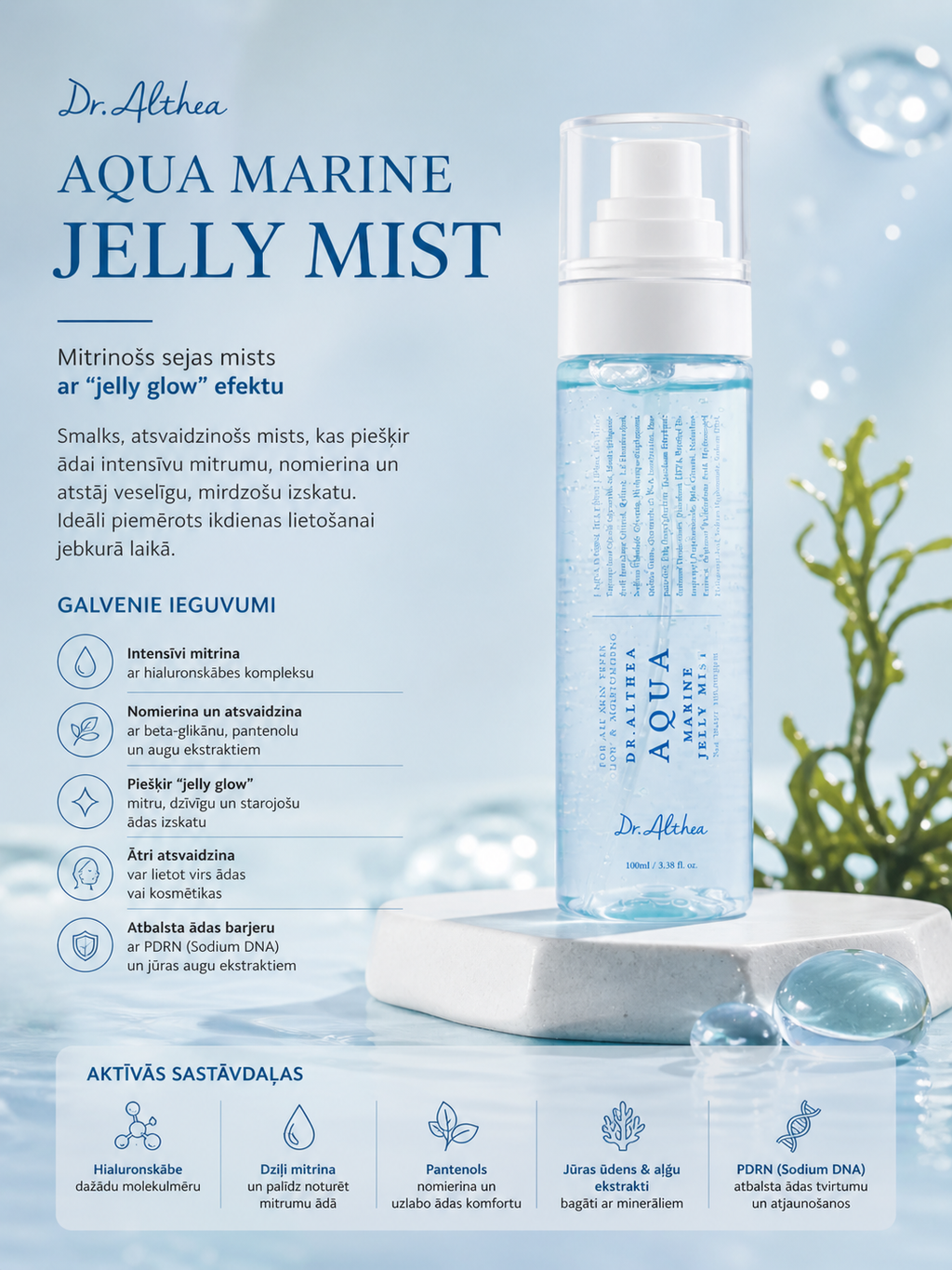 Dr. Althea – Aqua Marine Jelly mist – 100 ml