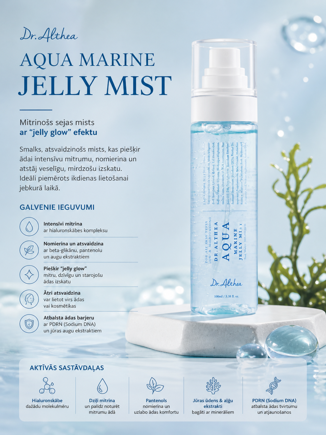 Dr. Althea – Aqua Marine Jelly mist – 100 ml