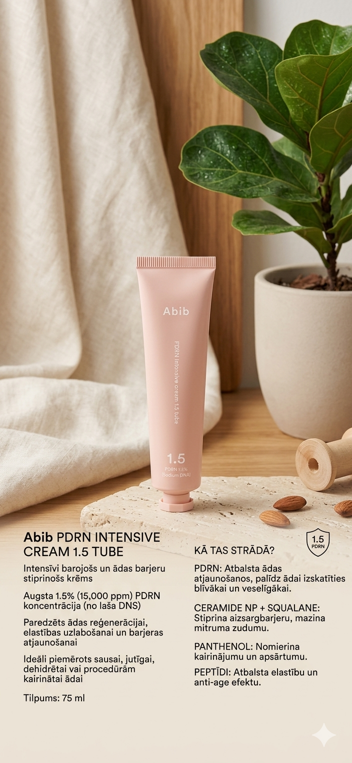 Abib – PDRN Intensive Cream 1.5 Tubes – 75 ml