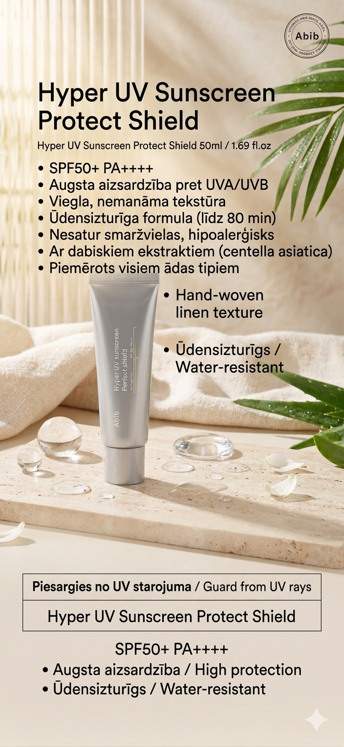 Abib – Hyper UV Sunscreen Perfect Shield – 50 ml