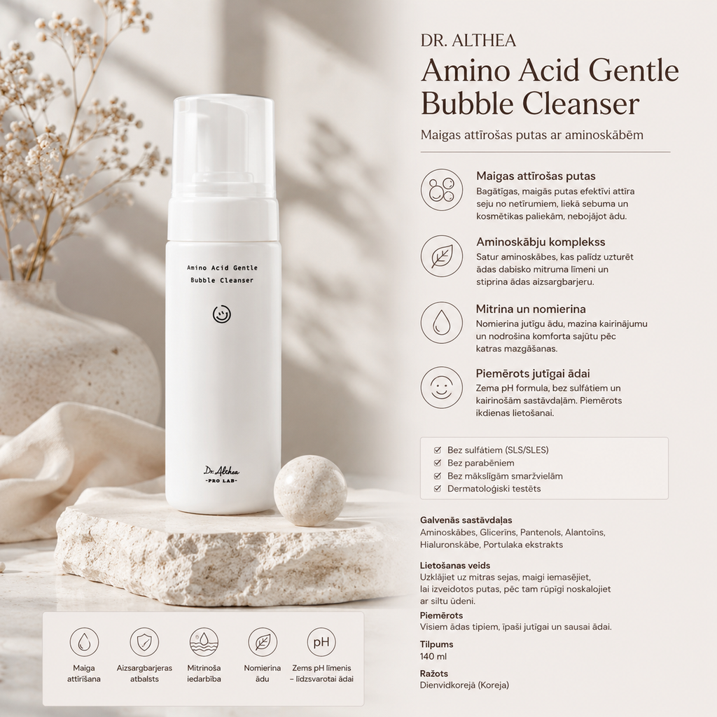 Dr. Althea – Amino Acid Gentle Bubble Cleanser – 140 ml