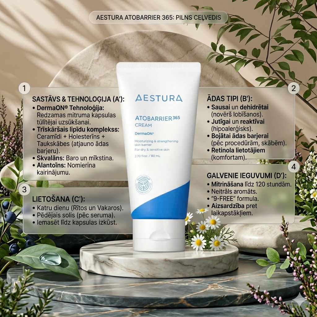 Aestura – Atobarrier 365 krēms – 80 ml