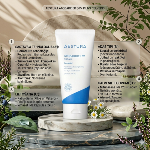 Aestura – Atobarrier 365 krēms – 80 ml
