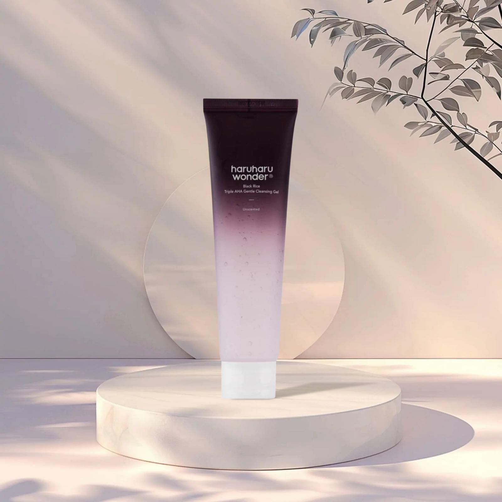 Haruharu Wonder – Black Rice Triple AHA Gentle Cleansing Gel – 100 ml